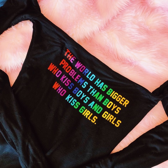 Dolls Kill Dresses & Skirts - NWOT O’mighty “the world has bigger problems”